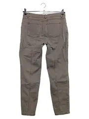 Vorschaubild 2 von Damen Stoffhose Gr. 40 L Grau Klassisch Elegant Reißverschluss