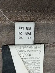 Vorschaubild 4 von Damen Stoffhose Gr. 40 L Grau Klassisch Elegant Reißverschluss