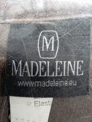 Vorschaubild 3 von Damen Stoffhose Gr. 40 L Grau Klassisch Elegant Reißverschluss