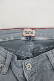 Vorschaubild 3 von Damen Jeans Slim Fit Grau W26/34/XS Distressed Reißverschluss