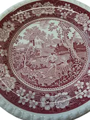 Vorschaubild 2 von Rusticana Wandteller Rot 20cm Porzellan Landschaft