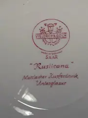 Vorschaubild 3 von Rusticana Wandteller Rot 20cm Porzellan Landschaft