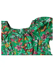 Vorschaubild 8 von Mädchen Sommerkleid Blumenmuster Gr. 104 Farbenfroh