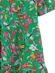 Vorschaubild 7 von Mädchen Sommerkleid Blumenmuster Gr. 104 Farbenfroh