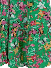 Vorschaubild 5 von Mädchen Sommerkleid Blumenmuster Gr. 104 Farbenfroh