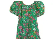 Vorschaubild 2 von Mädchen Sommerkleid Blumenmuster Gr. 104 Farbenfroh