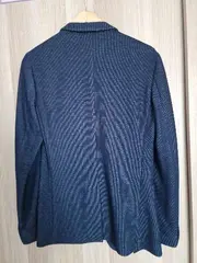 Vorschaubild 2 von Herren Sakko Blazer Gr. 46 Blau Business Meliert