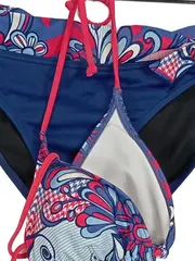 Vorschaubild 2 von Étirel Damen Bikini Mehrfarbig Modisch Florales Muster Gr. 38 Bademode