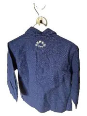 Vorschaubild 2 von Kinder Leichte Jacke Blau Gr. 104-110 Casual Baumwolle