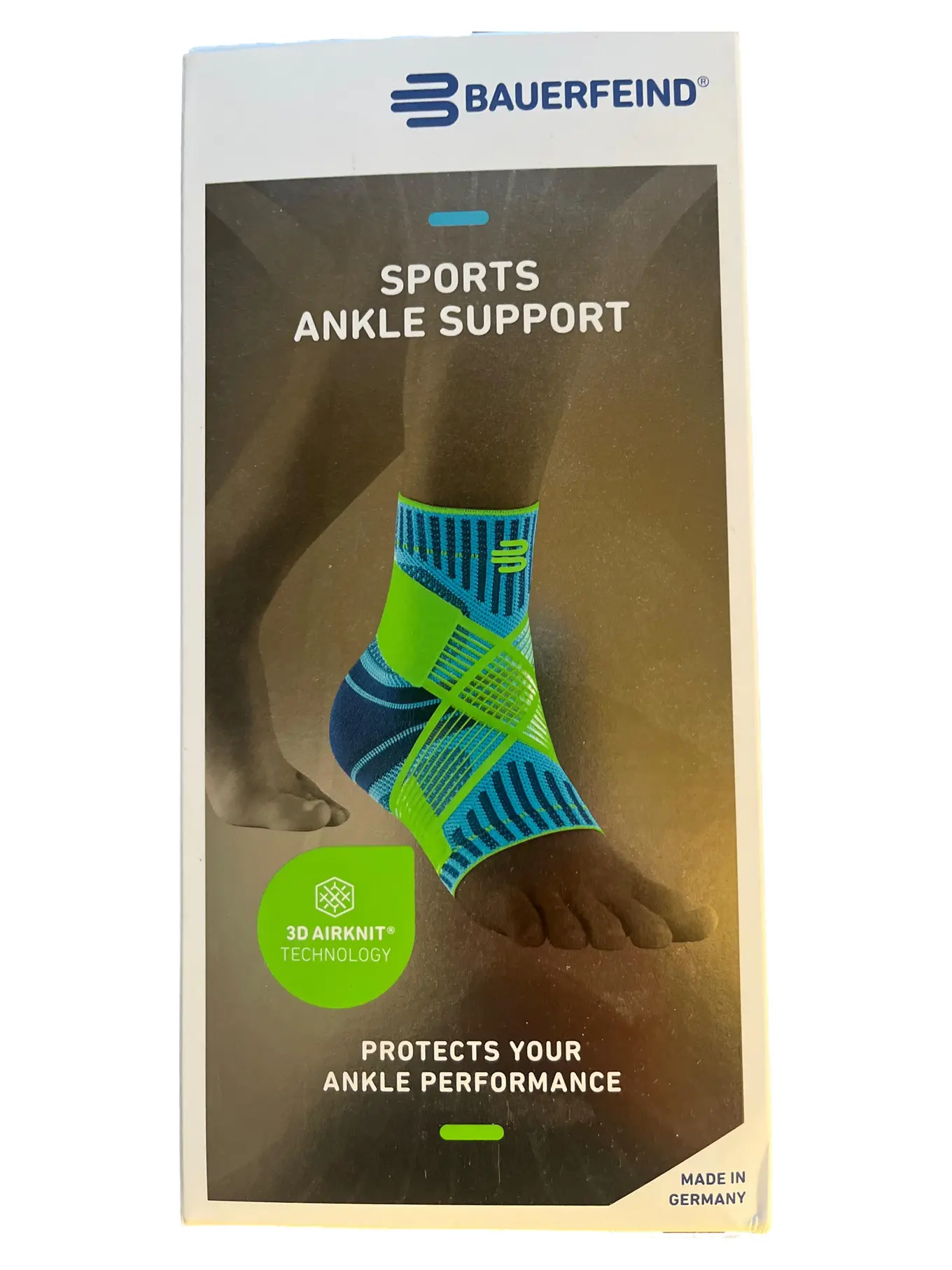 BAUERFEIND Sports Ankle Support Fußgelenk Bandage Sprunggelenk Blau UNI