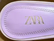 Vorschaubild 2 von Damen Sandaletten Mules Lila Gr. 38 Absatz 7cm Elegant
