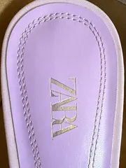 Vorschaubild 6 von Damen Sandaletten Mules Lila Gr. 38 Absatz 7cm Elegant