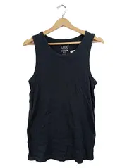 Vorschaubild 1 von Clothing Herren Unterhemd Tank Top Slim Fit Größe M Schwarz Rippstrick