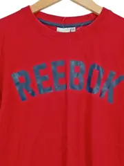 Vorschaubild 2 von T-Shirt Kinder Gr. 152 Rot Kurzarm Logo-Print Baumwolle