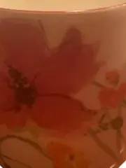 Vorschaubild 2 von Mariefleur Tasse Becher Blumenmotiv Rosa Porzellan 300ml
