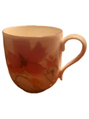 Vorschaubild 1 von Mariefleur Tasse Becher Blumenmotiv Rosa Porzellan 300ml
