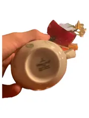 Vorschaubild 3 von Mariefleur Tasse Becher Blumenmotiv Rosa Porzellan 300ml
