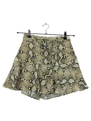 Vorschaubild 1 von Basic Damen Minirock Schlangenmuster Beige Gr. XS Animal Print