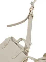 Vorschaubild 2 von Damen Henkeltasche Beige Polyurethan Alltag Mittel Reißverschluss