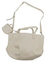 Vorschaubild 1 von Damen Henkeltasche Beige Polyurethan Alltag Mittel Reißverschluss
