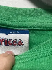 Vorschaubild 5 von Jungen T-Shirt Kurzarm Grün Schriftzug Logo Print Gr. 146 Freizeit