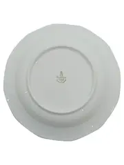 Vorschaubild 2 von Essteller Teller Weiß Porzellan Blumenmuster 22 cm Klassisch