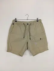 Vorschaubild 2 von Herren Cargo Shorts Beige W33 L Casual Baumwolle