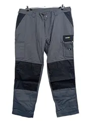 Vorschaubild 1 von DASSY Arbeitshose Herren Gr. 62 Grau Schwarz Bundhose Workwear