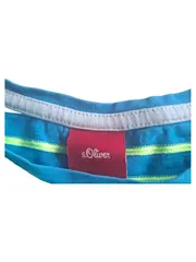 Vorschaubild 3 von Kinder T-Shirt Gr. 92 gestreift Blau Grün Kurzarm Jungen