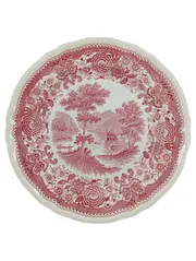 Vorschaubild 1 von Burgenland Kuchenteller Desserteller Landschaft rot 19cm