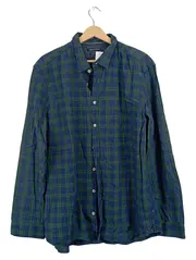 Vorschaubild 1 von Herren Freizeithemd Kariert Grün Blau Gr. XXL Baumwolle