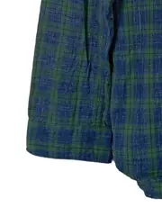 Vorschaubild 6 von Herren Freizeithemd Kariert Grün Blau Gr. XXL Baumwolle