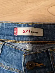 Vorschaubild 2 von 571 Slim Fit Damen Jeans Blau Gr. W28 L34 Casual Baumwolle