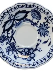 Vorschaubild 2 von Untertasse Zwiebelmuster Porzellan Blau Weiß 15 cm Spülmaschinenfest