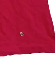 Vorschaubild 4 von Damen Poloshirt Gr. 40/L Pink Casual V-Ausschnitt Kurzarm