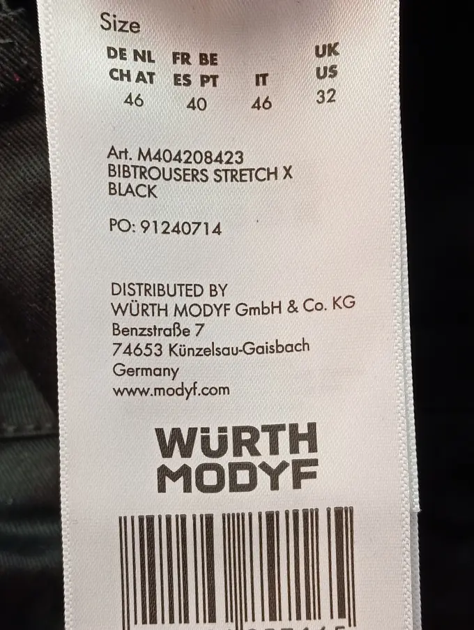 WÜRTH MODYF Latzhose Bild 4