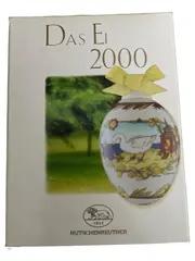 Vorschaubild 2 von Sammelteller Das Ei 2000 Porzellan Schwan Festlich