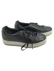 Vorschaubild 1 von Herren Sneaker Low Schwarz Leder Gr. 40 Casual Schnürung