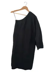 Vorschaubild 1 von Damen Strickkleid Schwarz 34/XS One-Shoulder Rippstrick Modern