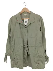 Vorschaubild 1 von Damen Leichte Jacke Gr. 36/S Oliv Casual Übergangsjacke