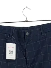Vorschaubild 3 von Herren Anzughose Kariert Blau Business Gr. S W30 L29