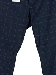 Vorschaubild 2 von Herren Anzughose Kariert Blau Business Gr. S W30 L29