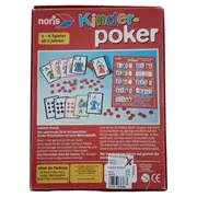 Vorschaubild 2 von Kinder-Poker Kartenspiel ab 6 Jahre Familienspiel Kinder Spielkarten