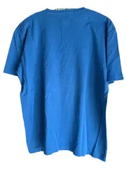 Vorschaubild 2 von Herren T-Shirt Blau Gr. XL Casual Logo-Print