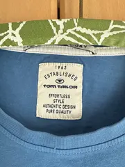 Vorschaubild 4 von Herren T-Shirt Blau Gr. XL Casual Logo-Print