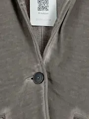 Vorschaubild 4 von Sweatjacke Damen Grau Gr. 38 M Langarm Baumwolle Casual