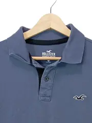 Vorschaubild 2 von Herren Poloshirt Gr. M Blau Casual Logo