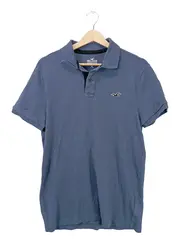 Vorschaubild 1 von Herren Poloshirt Gr. M Blau Casual Logo