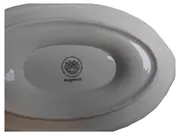 Vorschaubild 2 von Sauciere Burgenland Porzellan Weiß Florales Muster 12cm
