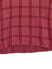 Vorschaubild 3 von Damen Pullover Gr. 40 L Rot Kariert Casual Langarm